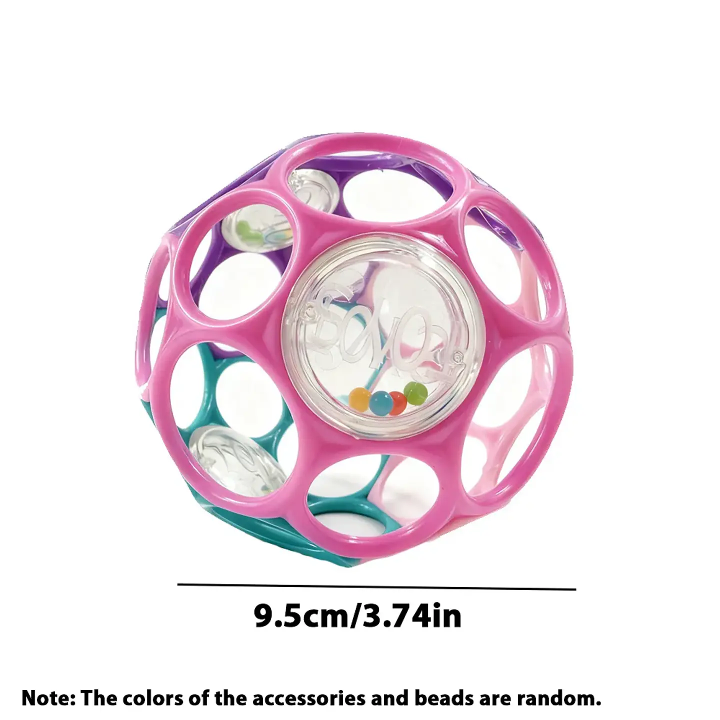 Baby Grasping Ball Rattle – Bell Sensory Toy 5