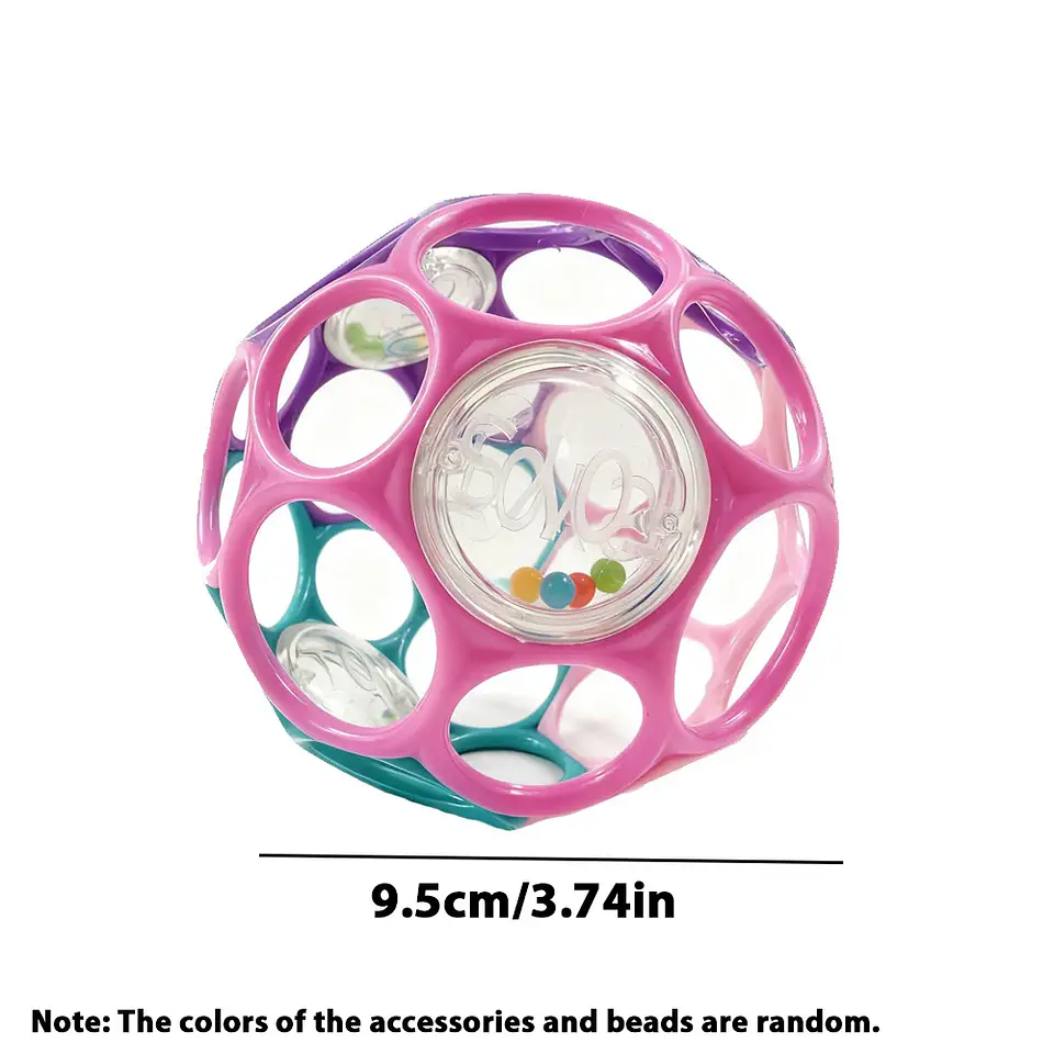 Baby Grasping Ball Rattle – Bell Sensory Toy 5