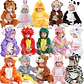 Cartoon Flannel Baby Romper – Animal Jumpsuit Costume - thumbnail 1