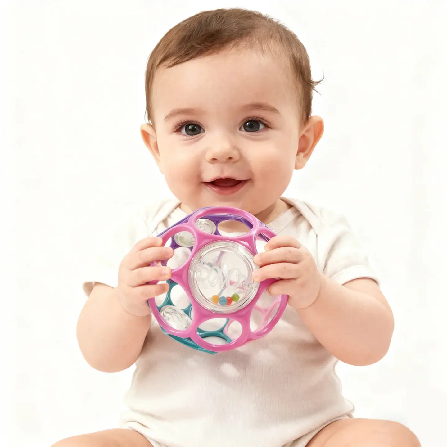 Baby Grasping Ball Rattle – Bell Sensory Toy 6