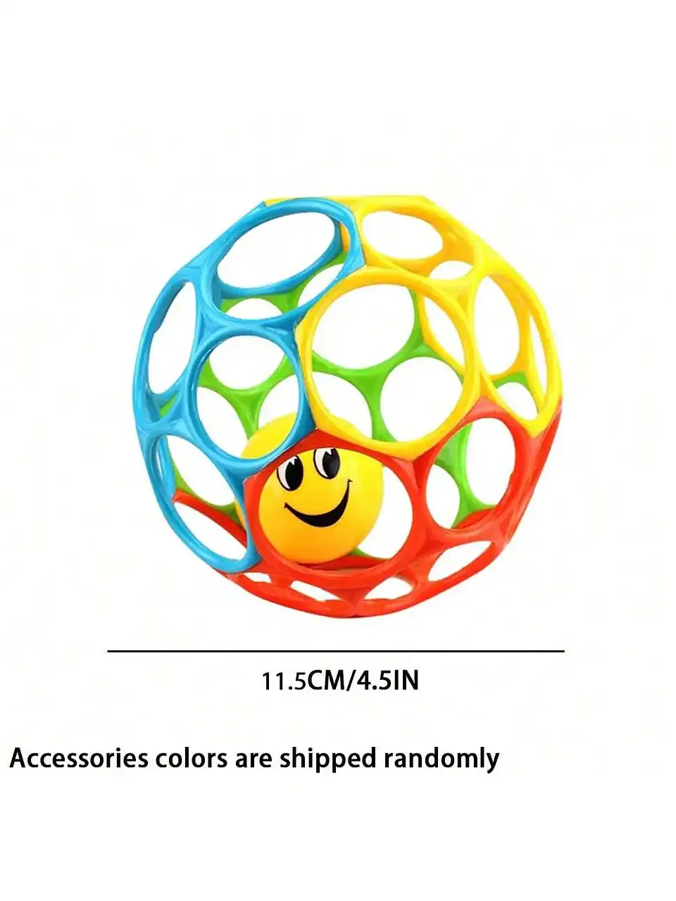 Baby Grasping Ball Rattle – Bell Sensory Toy 7