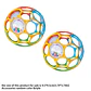 Baby Grasping Ball Rattle – Bell Sensory Toy - thumbnail 9