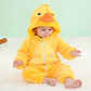 Cartoon Flannel Baby Romper – Animal Jumpsuit Costume - thumbnail 5