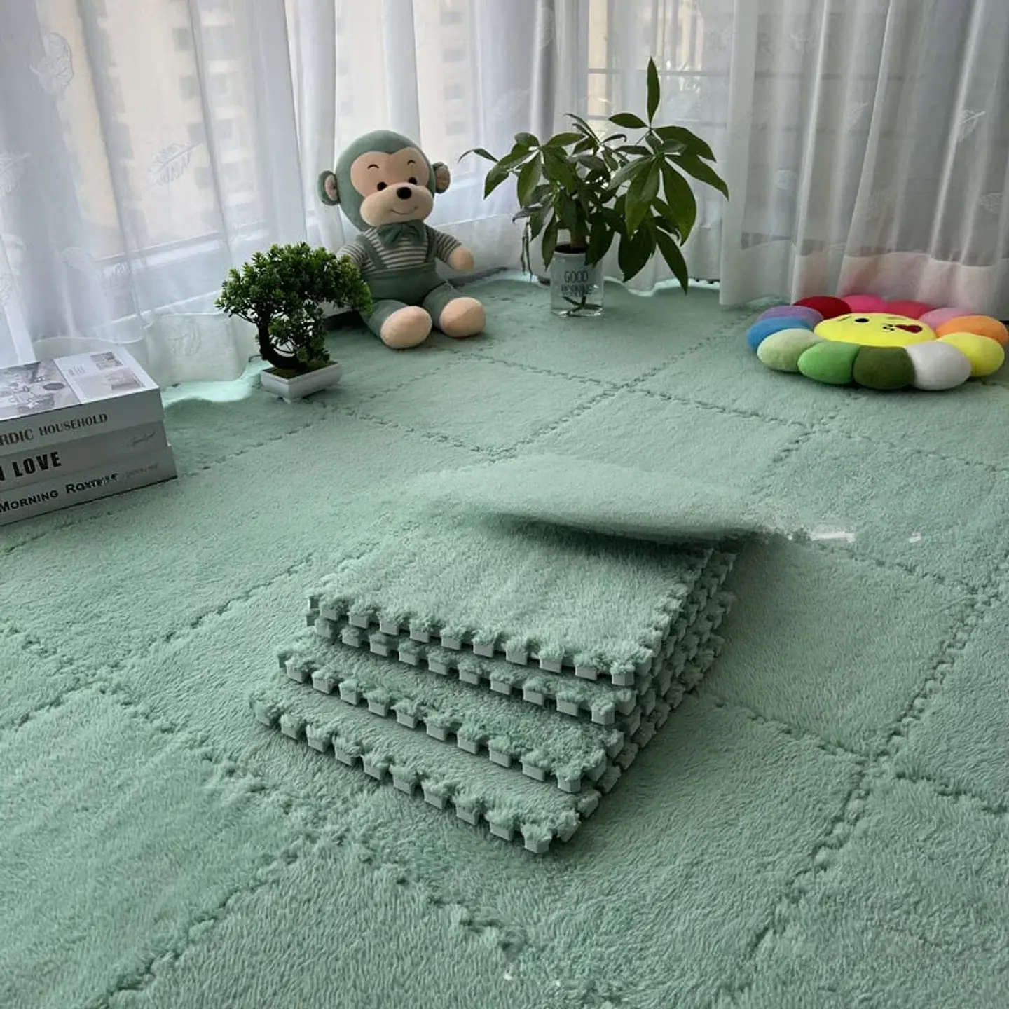 Baby Plush Activity Play Mat – EVA Foam Tiles 8