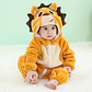 Cartoon Flannel Baby Romper – Animal Jumpsuit Costume - thumbnail 8