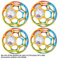 Baby Grasping Ball Rattle – Bell Sensory Toy - thumbnail 12