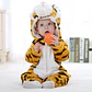 Cartoon Flannel Baby Romper – Animal Jumpsuit Costume - thumbnail 17