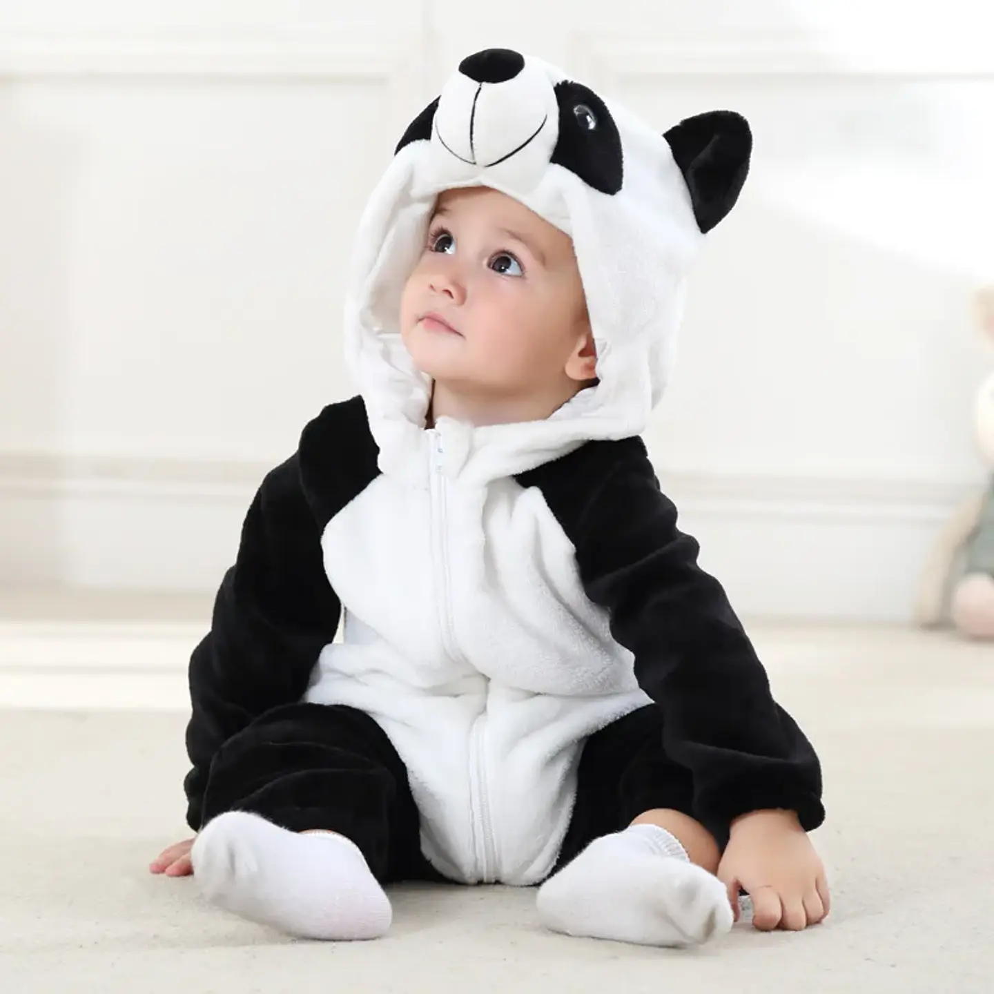 Cartoon Flannel Baby Romper – Animal Jumpsuit Costume 21