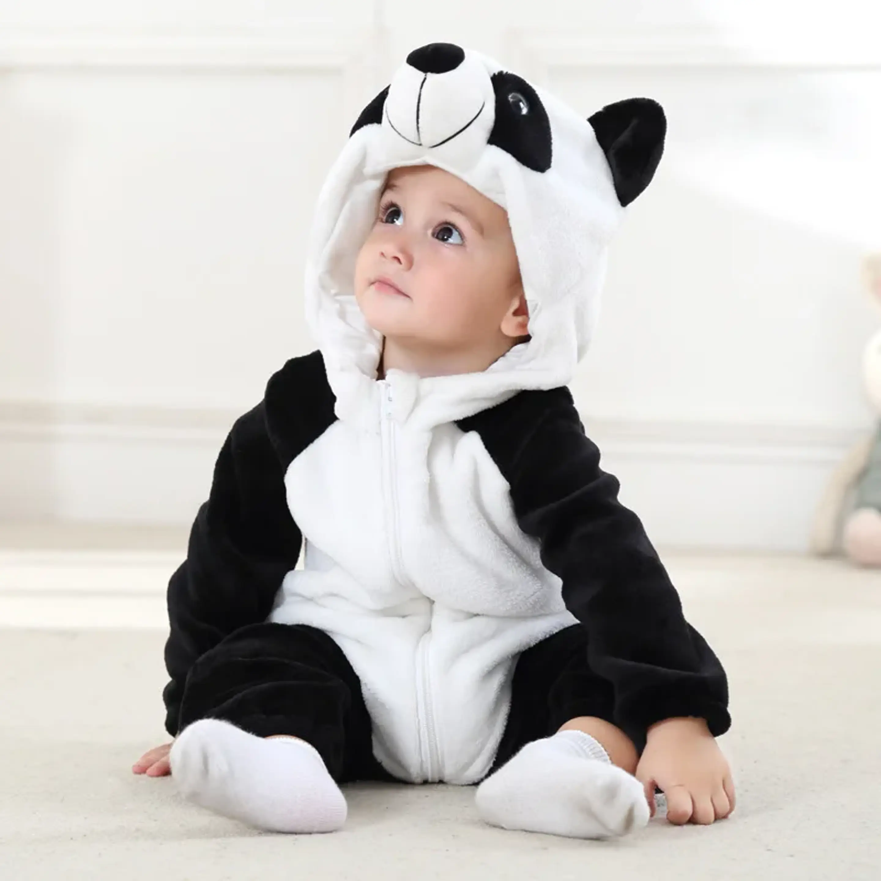 Cartoon Flannel Baby Romper – Animal Jumpsuit Costume 21