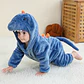 Cartoon Flannel Baby Romper – Animal Jumpsuit Costume - thumbnail 32