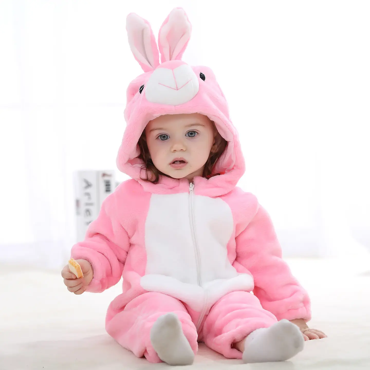 Cartoon Flannel Baby Romper – Animal Jumpsuit Costume 38