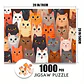 Cat Pattern Jigsaw Puzzle – Family Interactive Game - thumbnail 2