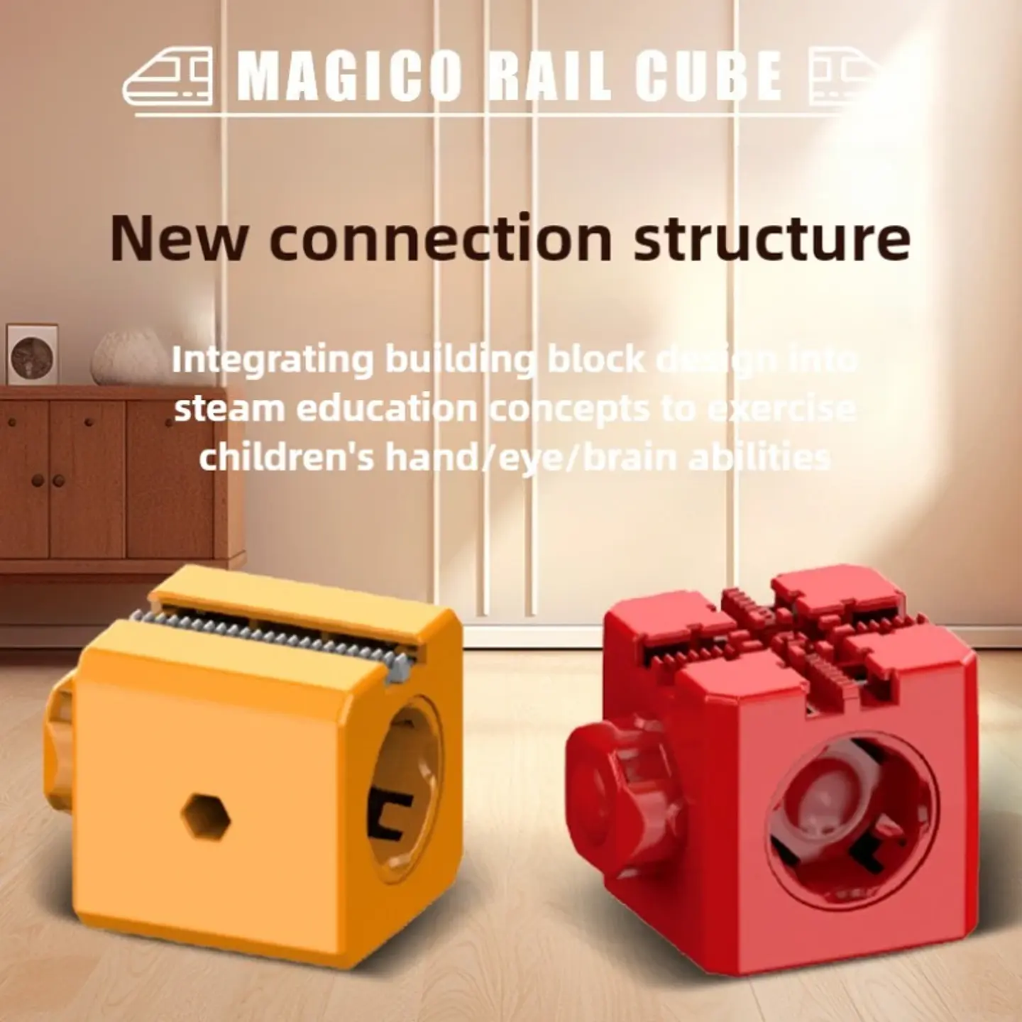 Magic Track Train Set – Magnetic Rail Building Blocks 4