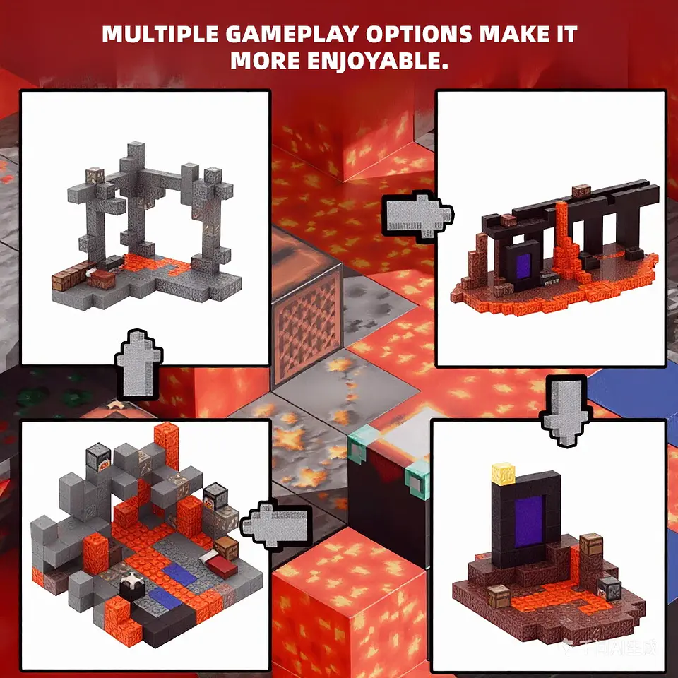 Magnetic Building Blocks Desktop Puzzle – With Box 3