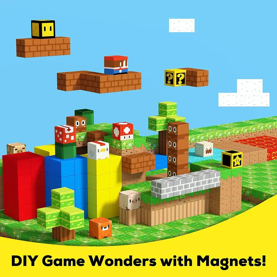 Magnetic Building Blocks – Mine World Bricks 2