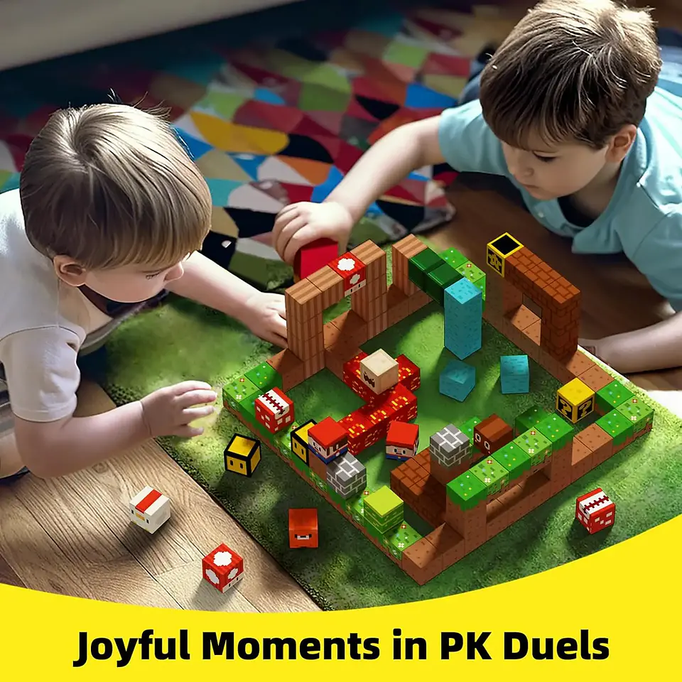 Magnetic Building Blocks – Mine World Bricks 5