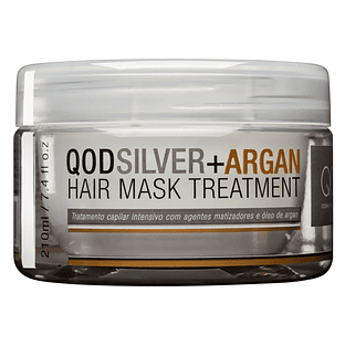 Silver + Argan Hair Mask 210g - QOD Pro