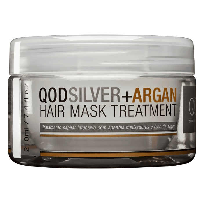 Silver + Argan Hair Mask 210g - QOD Pro 1