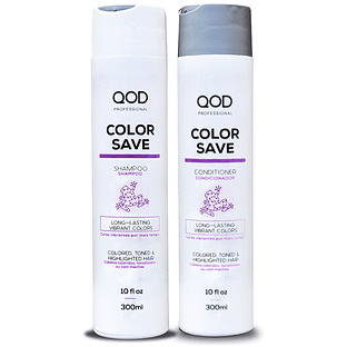 Kit Color Save Shampoo + Conditioner - QOD Pro