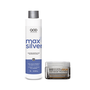 Kit Max Silver + Argan - QOD Pro