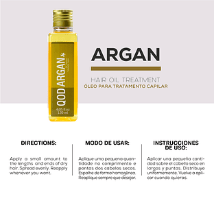Argan Oil 120ml - QOD Pro