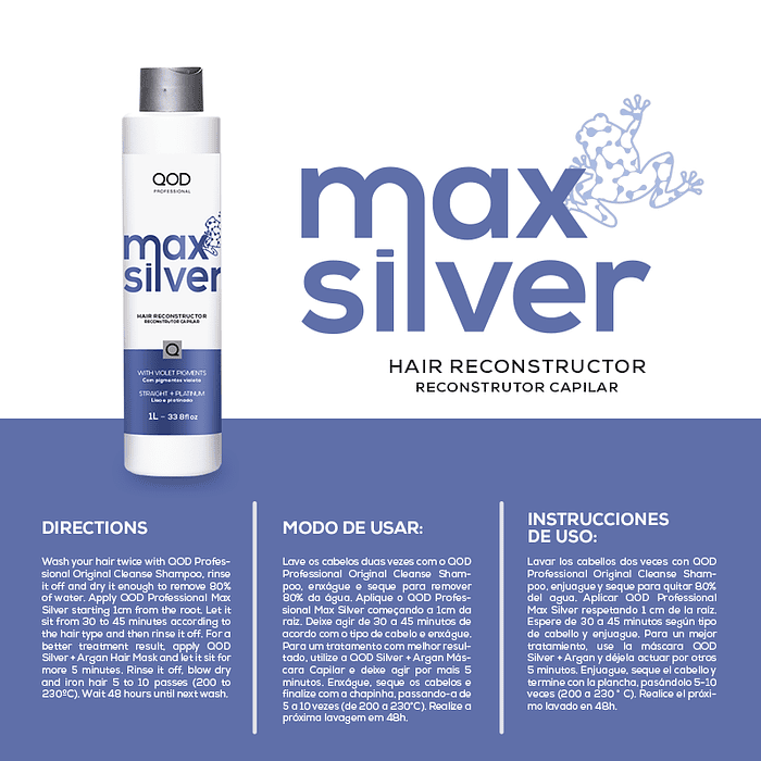 Kit Max Silver + Argan - QOD Pro 3