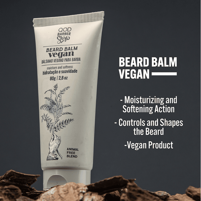 Beard Balm Vegan 80g - QOD Barber Shop 3