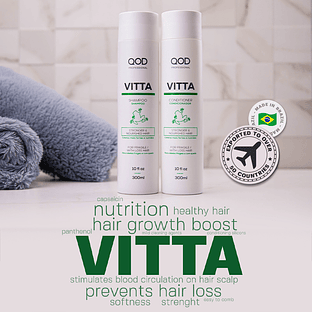 Kit Vitta Shampoo + Conditioner - QOD Pro