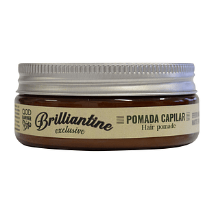 Brilliantine Hair Pomade - Matte Effect - 130g - QOD Barber Shop