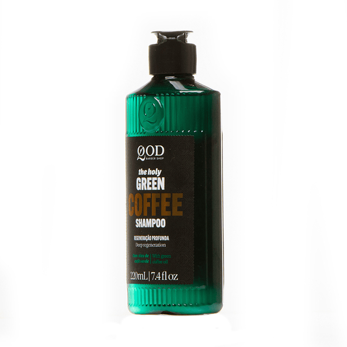 Green Coffee Shampoo 220ML - Qod Barber Shop 2
