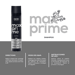 Max Prime After Treatment Shampoo 300ml - QOD Pro