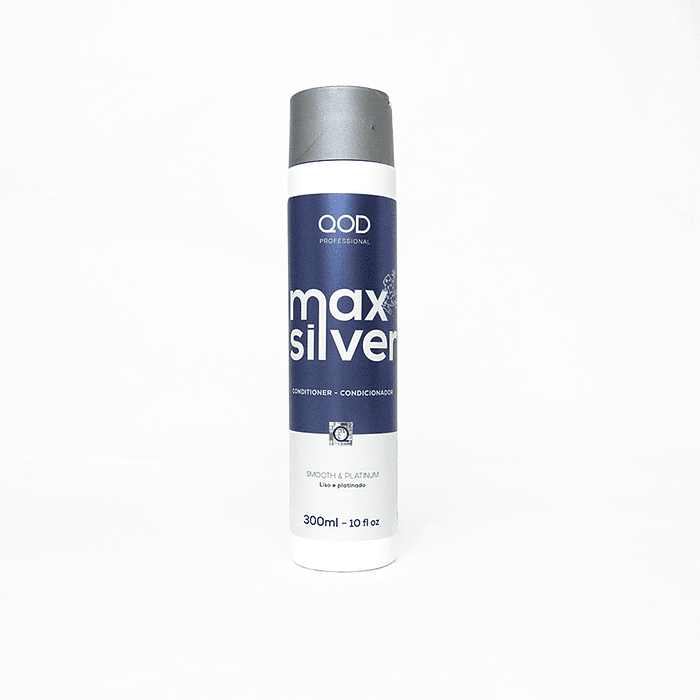 Kit Max Silver Shampoo + Conditioner 300ml - QOD Pro 5