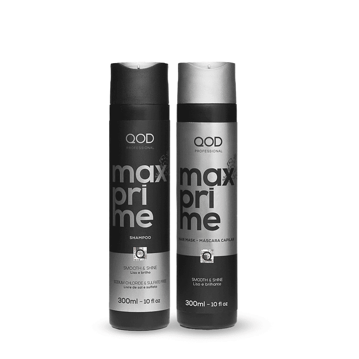 Kit Max Prime Shampoo + Mask 300ml - QOD Pro 1
