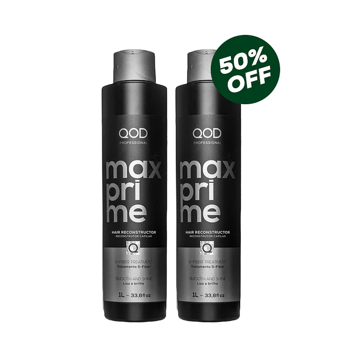 Special Offer: 2 units of Max Prime S-Fiber Hair Treatment 1000ml (50%off on 2nd bottle) 1