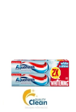 pasta dental aquafresh white&shine 2x97gr