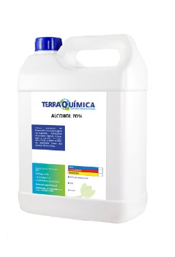 alcohol desnaturalizado al 70% terraquimica 5L Reg. ISP