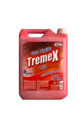 cera líquida tremex auto brillo roja 5L
