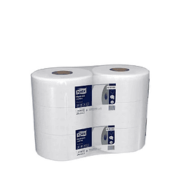 papel higiénico tork jumbo premiun d/h 6un x 250m