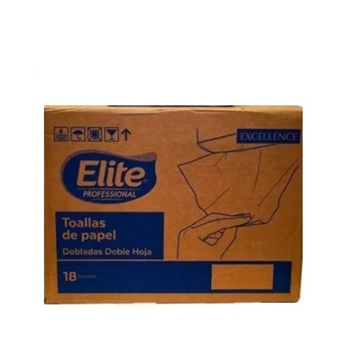 toalla de papel elite intefoleada blanca 2h 200un