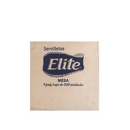 papel servilleta elite mesa 500un - CAJA 9 pqts