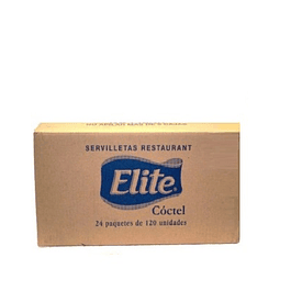 papel servilleta elite restaurant 1h 120un - CAJA 24 pqts