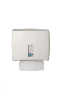 Dispensador Tork Element Fresh Blanco para Toalla Interfoliada – 29,2×29,2×15,6 cm, Sistema Uno a la Vez, Tráfico Bajo/Medio