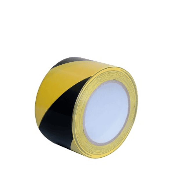 cinta demarcación pvc amarillo/negro 50mmx33m