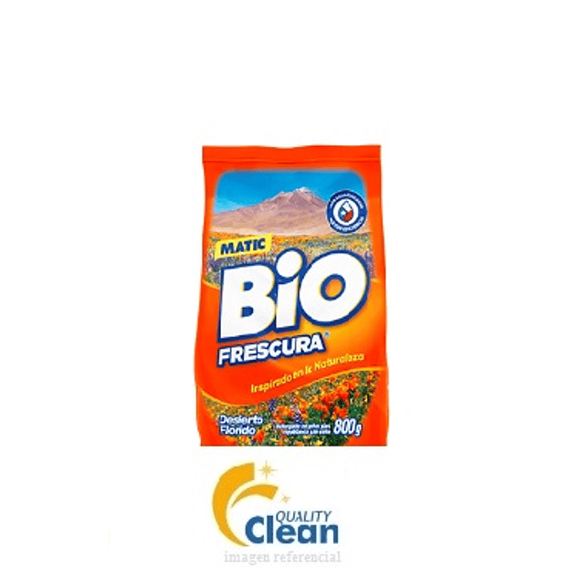 detergente en polvo bio frescura 800g (variedad en aromas)