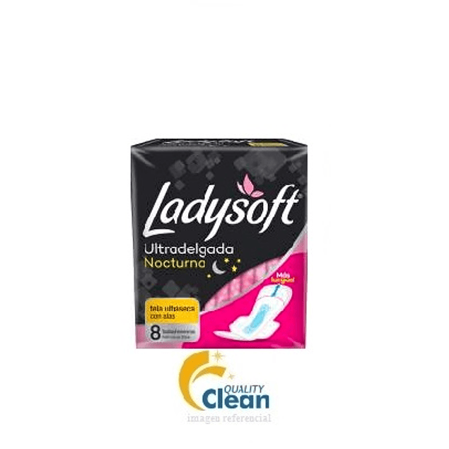 toalla higienica lady soft nocturna c/a 8un
