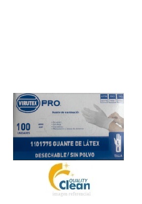 GUANTES LATEX SENSITIVE BLANCO 100 UNIDADES