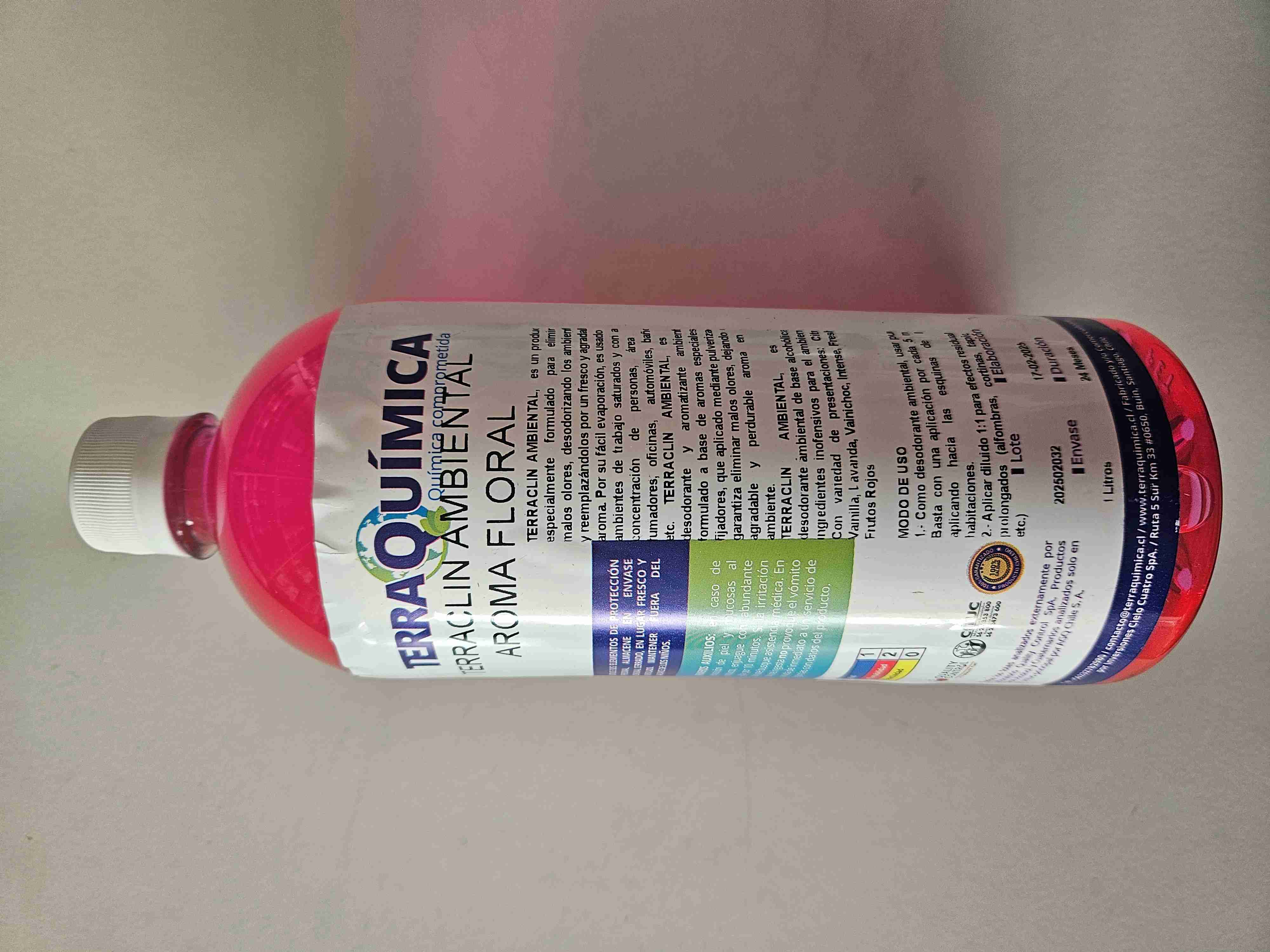 desodorante ambiental terraquimica 1 litro - aromas