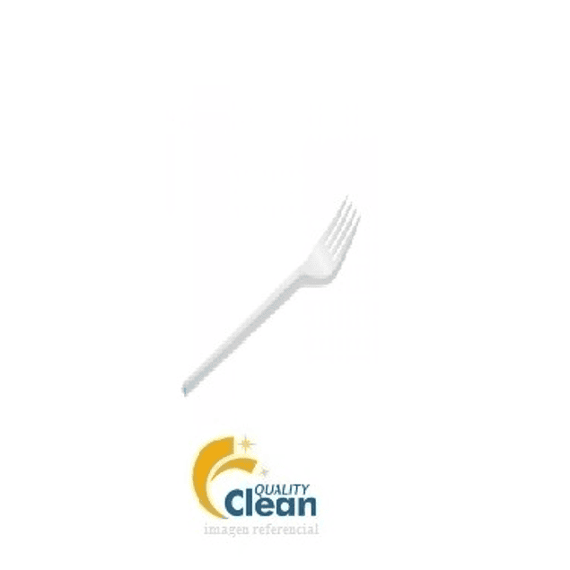 Tenedor plástico  100 unidades
