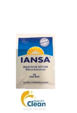 sachet azucar iansa blanco - CAJA 800un x 5g