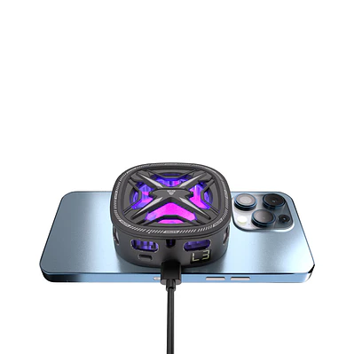 PCM10 GLETSER MAX Black Ventilador inalámbrico de Smartphone Andoid iOS